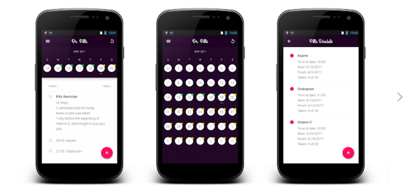 Recuerda siempre cuándo tomar tus medicamentos.