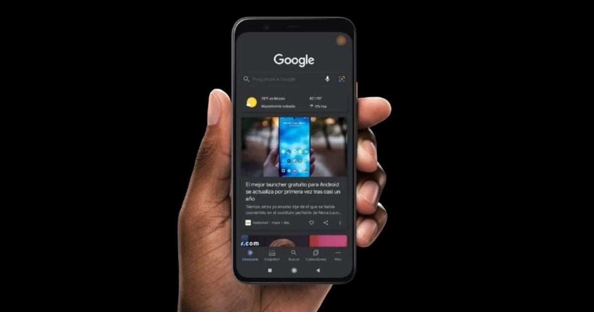 Con la app de Google puedes identificar qué canción está sonando.