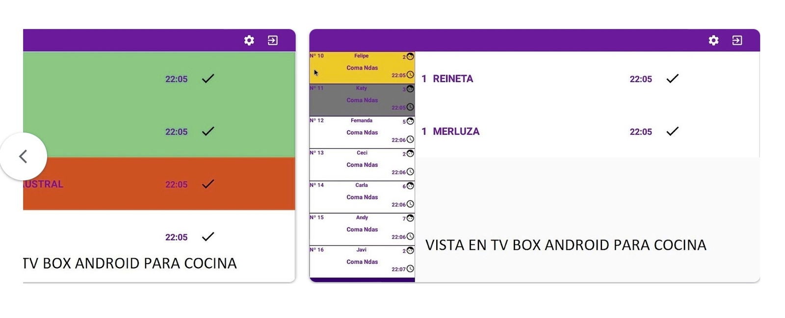 La propuesta más sencilla es la de Comandas App