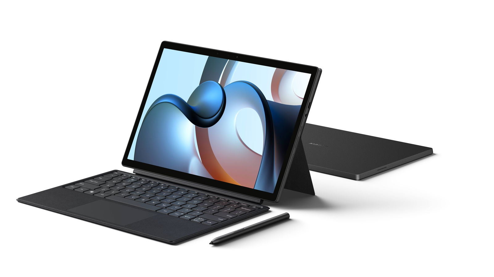 El nuevo Xiaomi Book S de 12,4 pulgadas con su teclado y el Smart Pen.