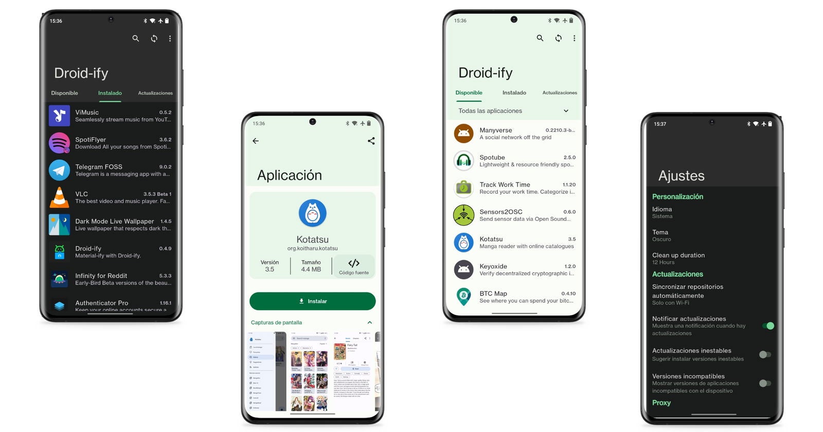 Droidify Icon 6 geniales apps para Android que no encontrarás en Google Play