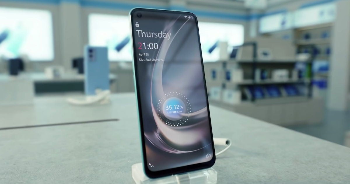 El OnePlus Nord CE 2 Lite 5G tiene una pantalla de gran tamaño.