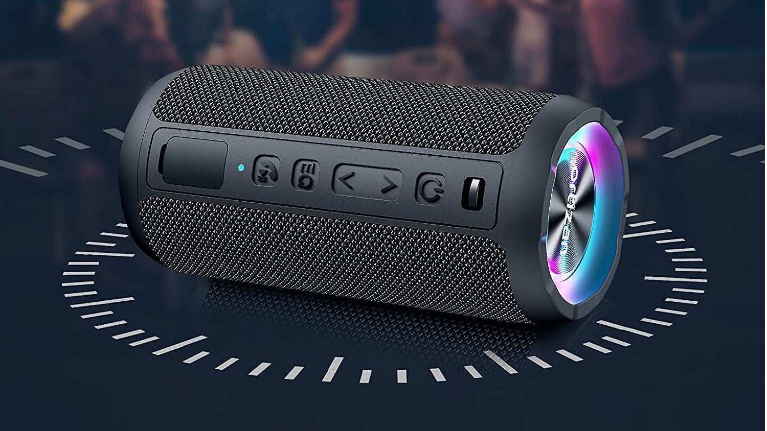 Las 30 horas de uso pueden alargarse si se usa un volumen menor y se apagan las luces LED