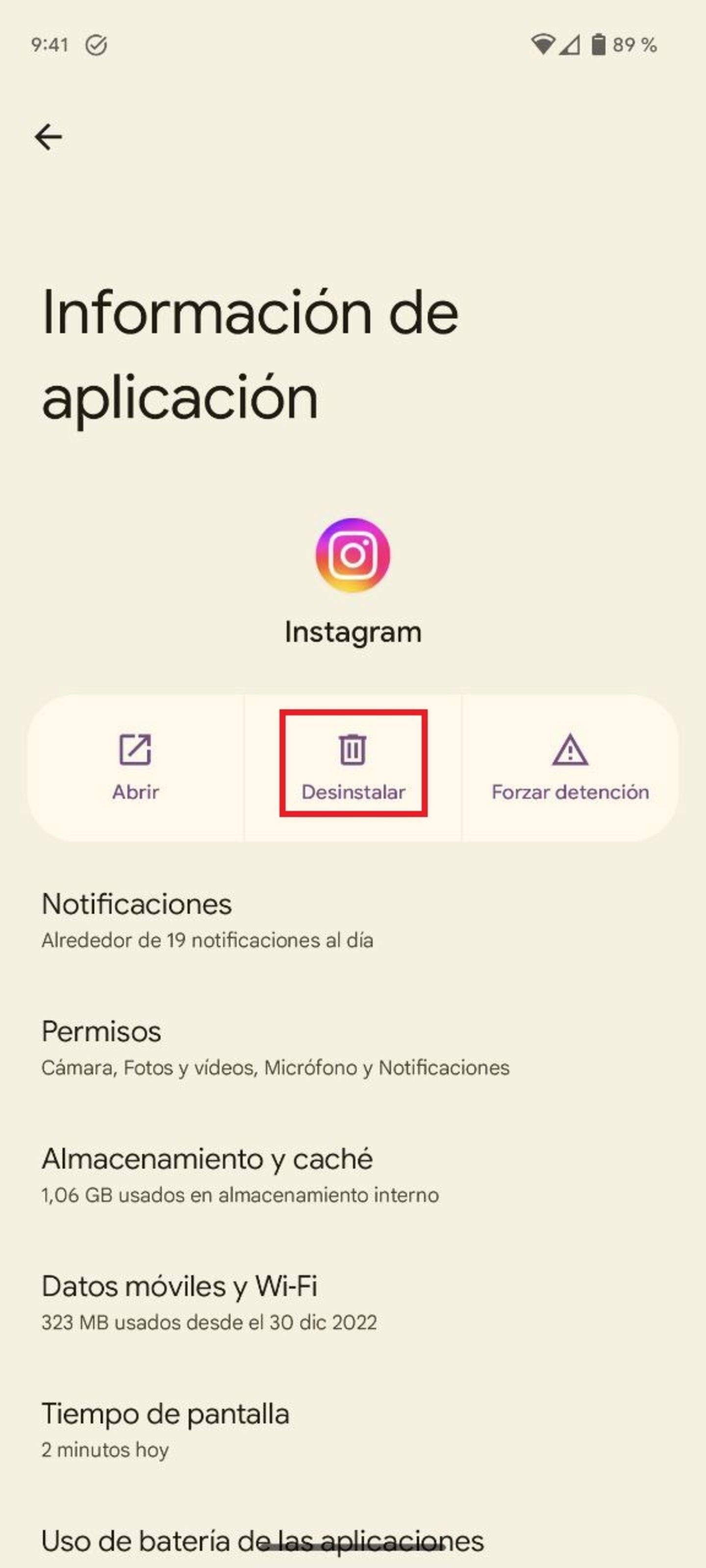 Desinstalar Instagram te dificulta el acceso a la red social y hará que no siempre tengas ganas de echarle un vistazo