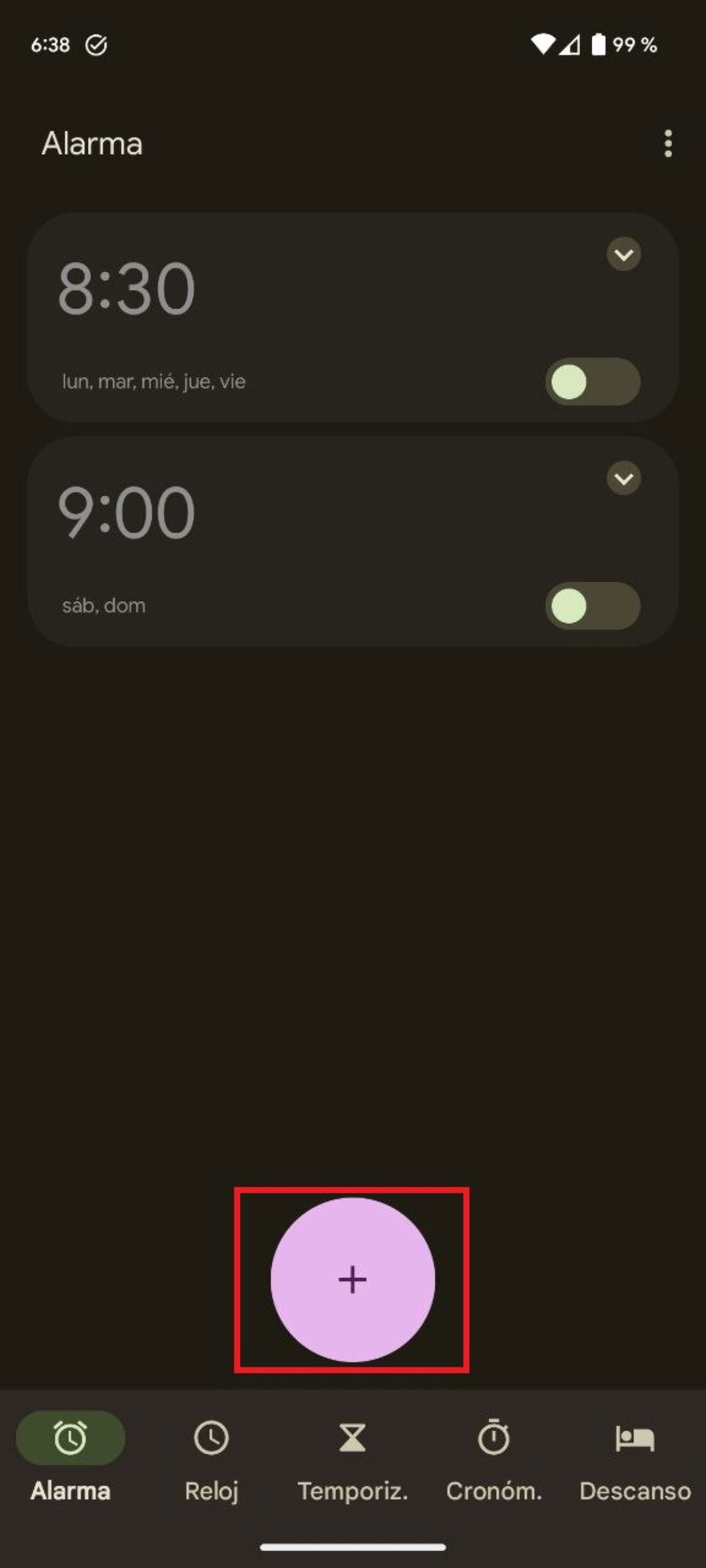 Cómo poner una alarma en un móvil Android: todas las formas