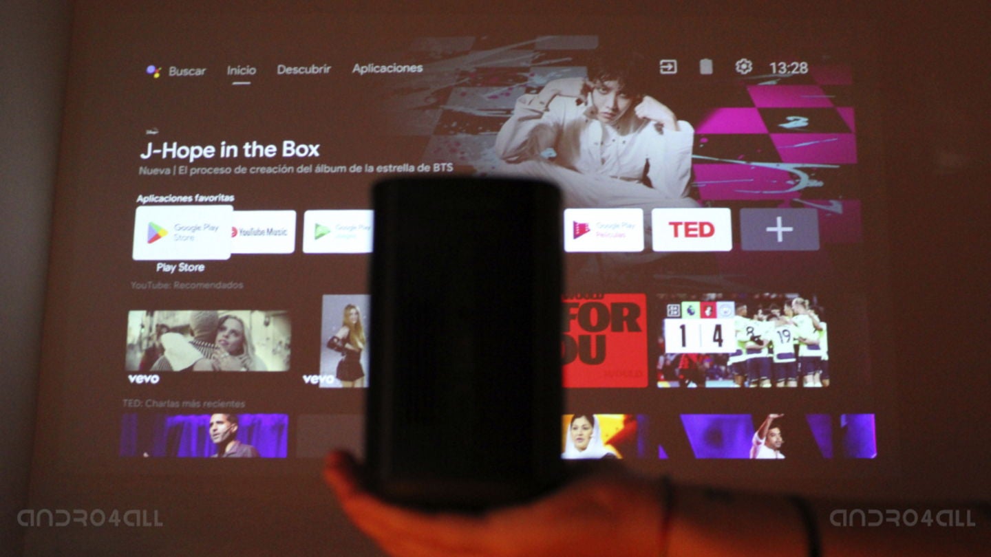 El hecho de contar con Android TV es uno de sus puntos fuertes // Imagen: Beatriz Alcántara Gil.