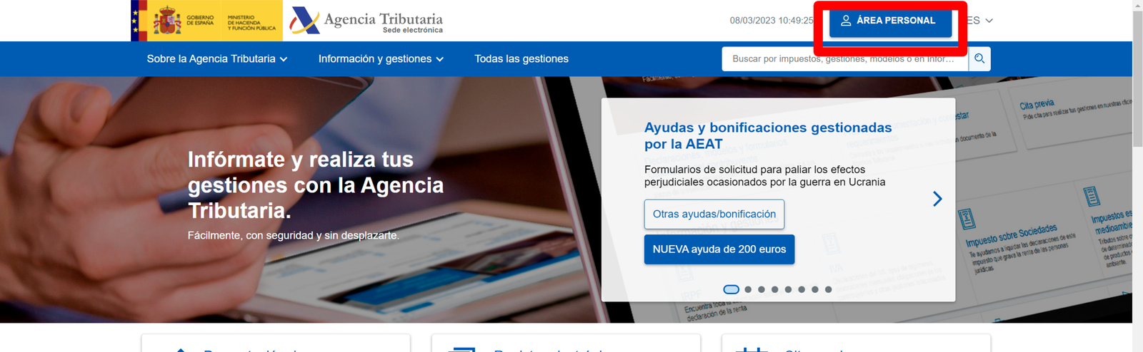 Declaración de la Renta 2022: cómo y cuándo podrás consultar tus datos ...