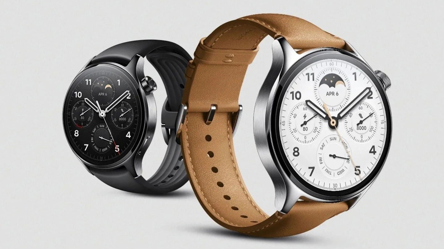 El Xiaomi Watch S1 Pro en sus dos colores disponibles: negro y plata