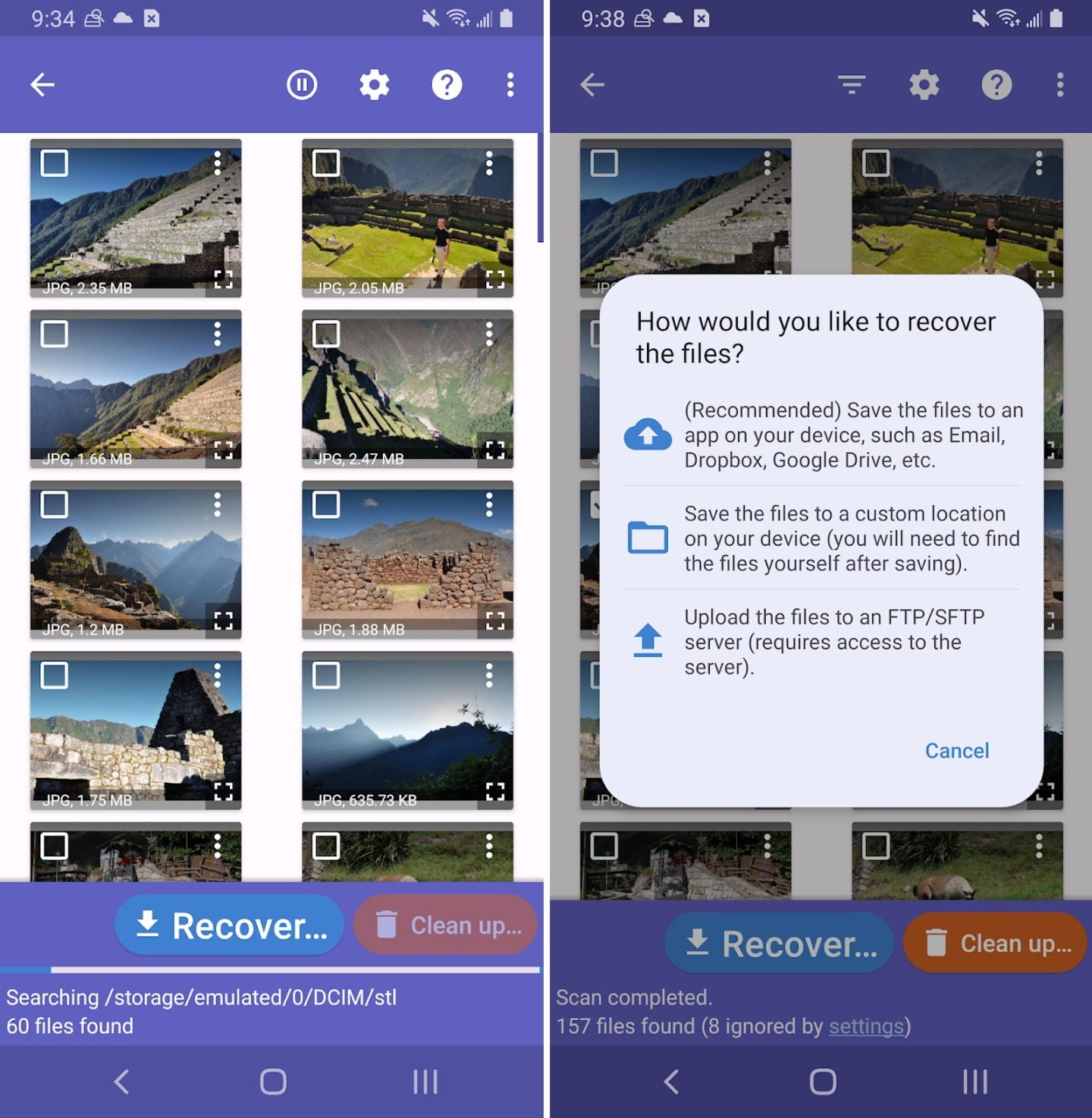 Las mejores 7 apps Android para recuperar fotos borradas