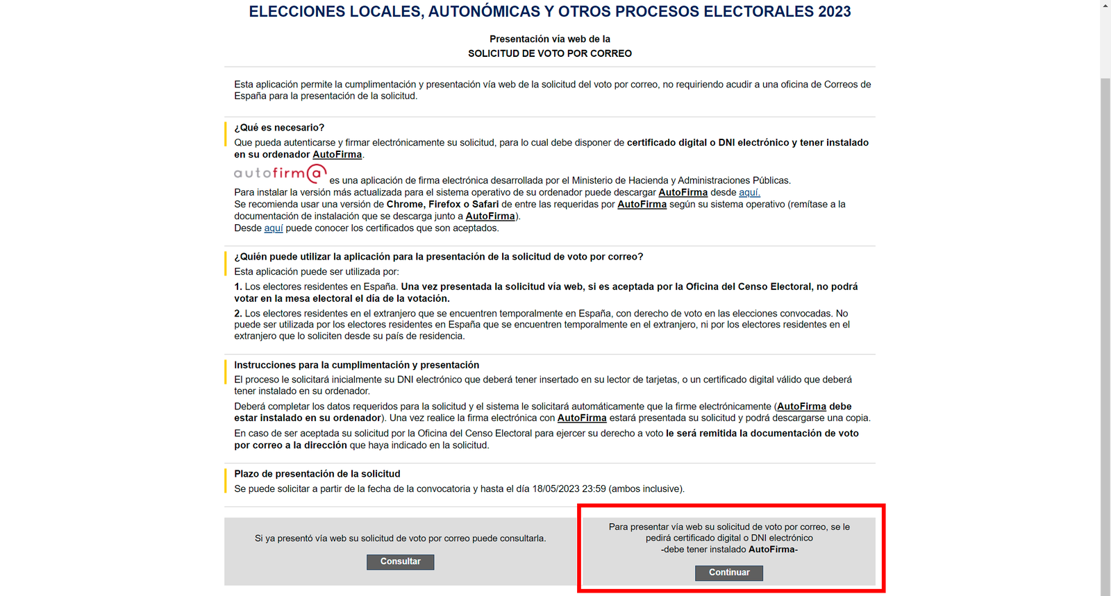 Cómo solicitar el voto por correo para las elecciones municipales y ...