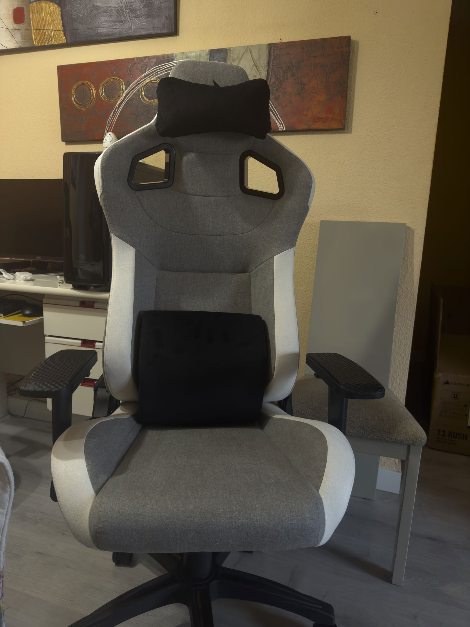 El resultado estético de la silla de Corsair es muy agradable