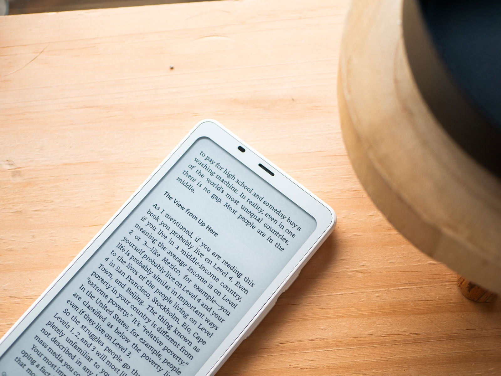 La versión del sistema operativo que ejecuta el BOOX Palma es Android 1 / Fotografía de Christian Collado