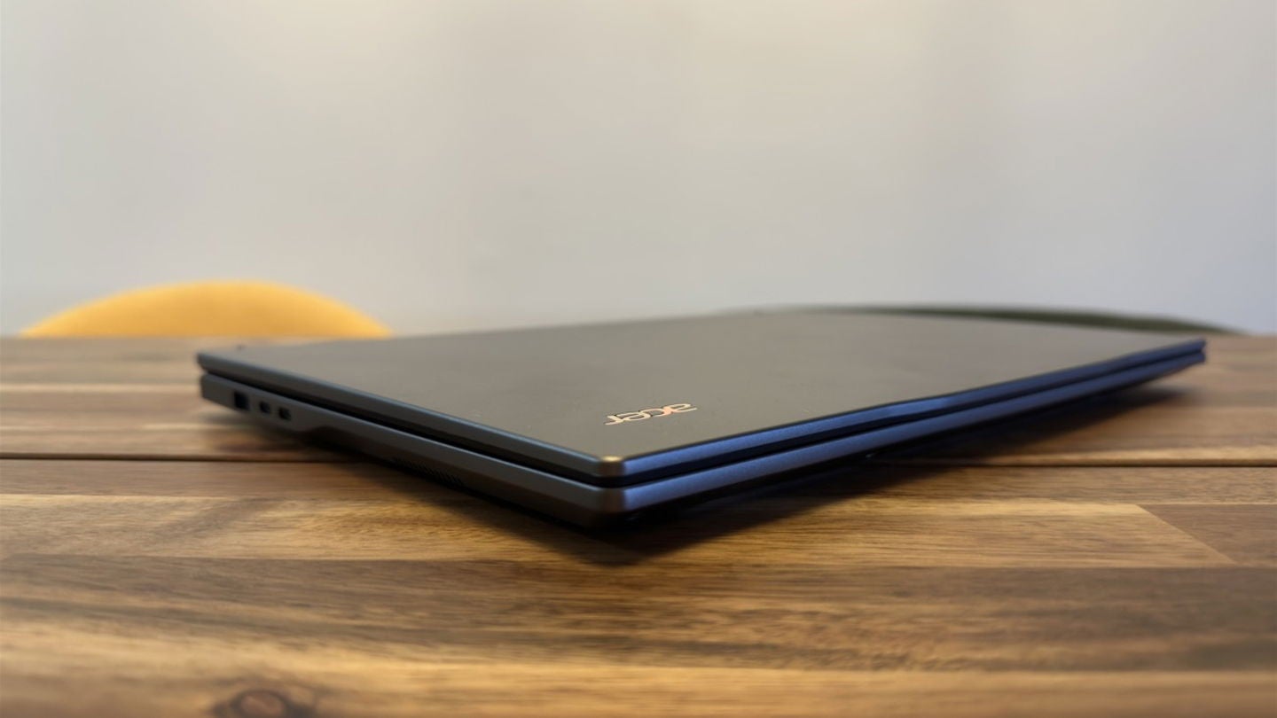 Este Acer Swift Go 14 AI es una buena compra, sobre todo si lo encuentras rebajado // Foto: Edgar Otero