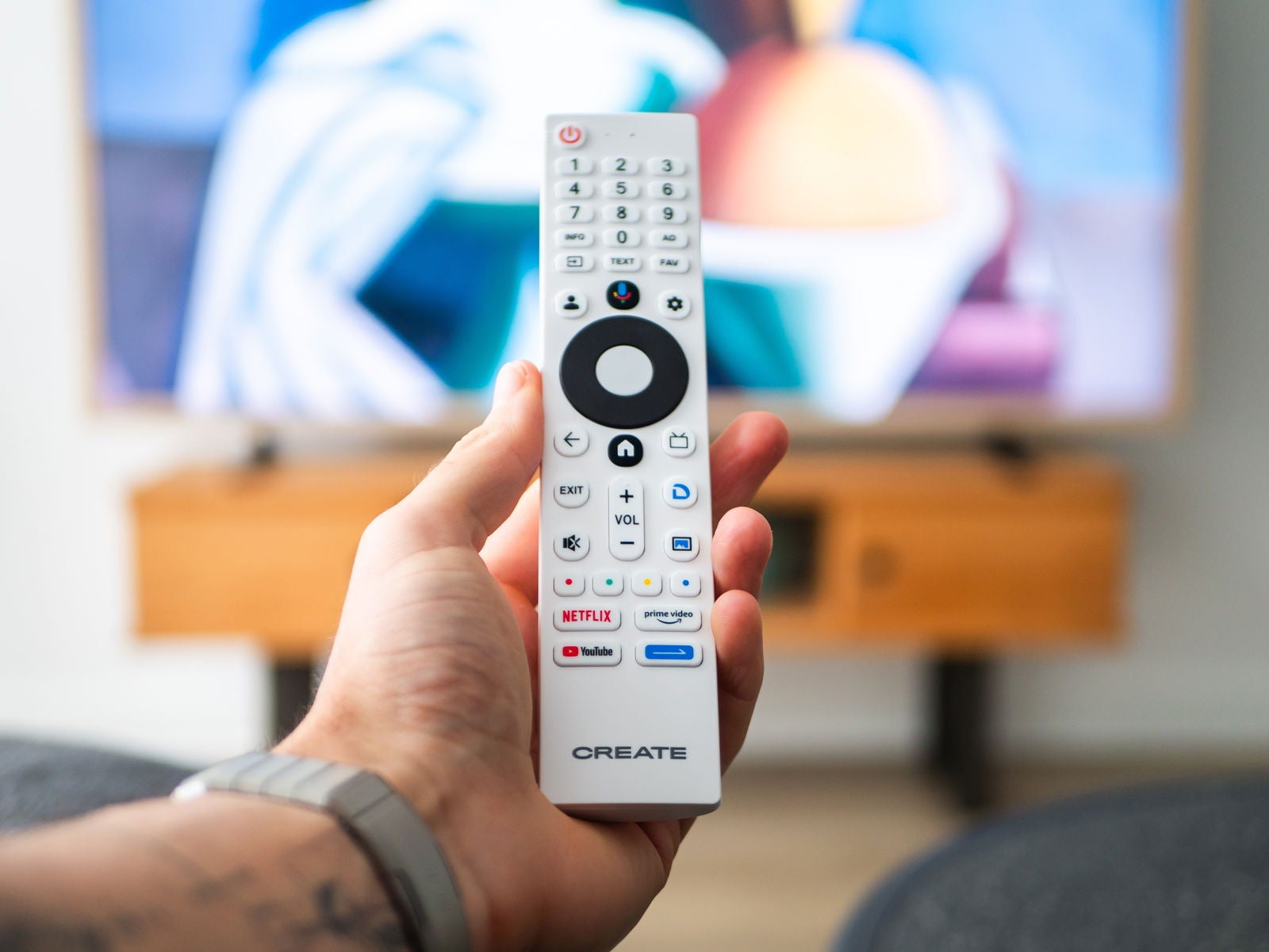 Si buscas un televisor diferente, el Create TV Art Matte puede ser ideal para ti / Fotografía de Christian Collado