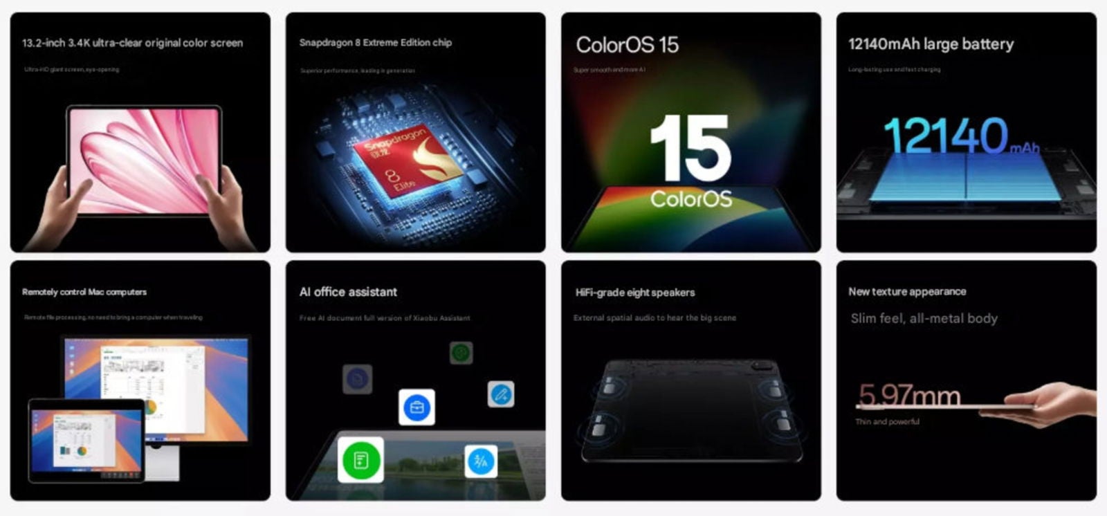 OPPO Pad 4 Pro: una tablet bestial con Snapdragon 8 Elite y