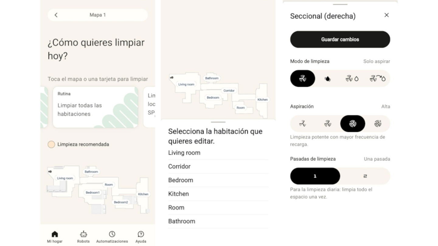 A través de su app podrás elegir los ajustes de limpieza / Fotografía de Eva Luna Rivera