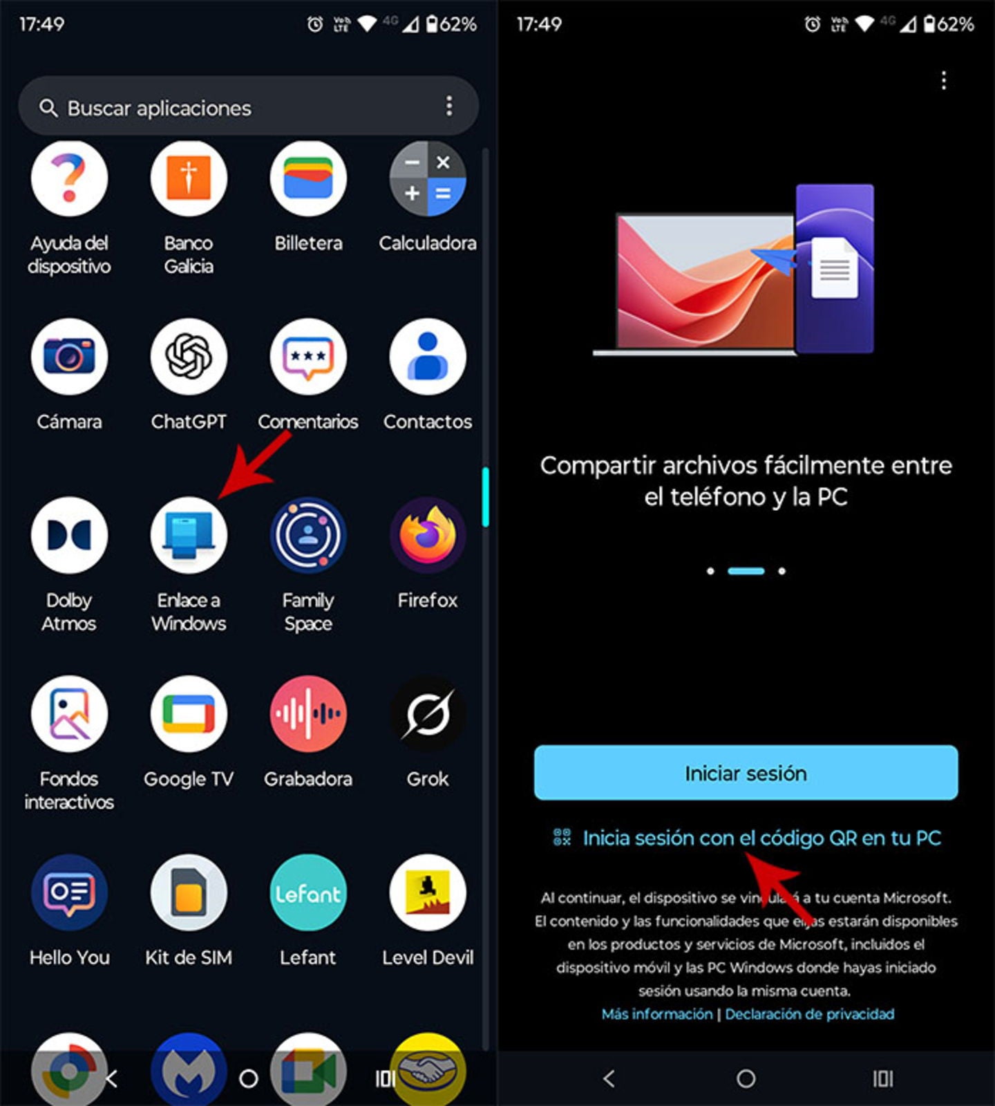 Enlace Windowsandroid Cómo usar tu smartphone Android como webcam en un PC con Windows 11