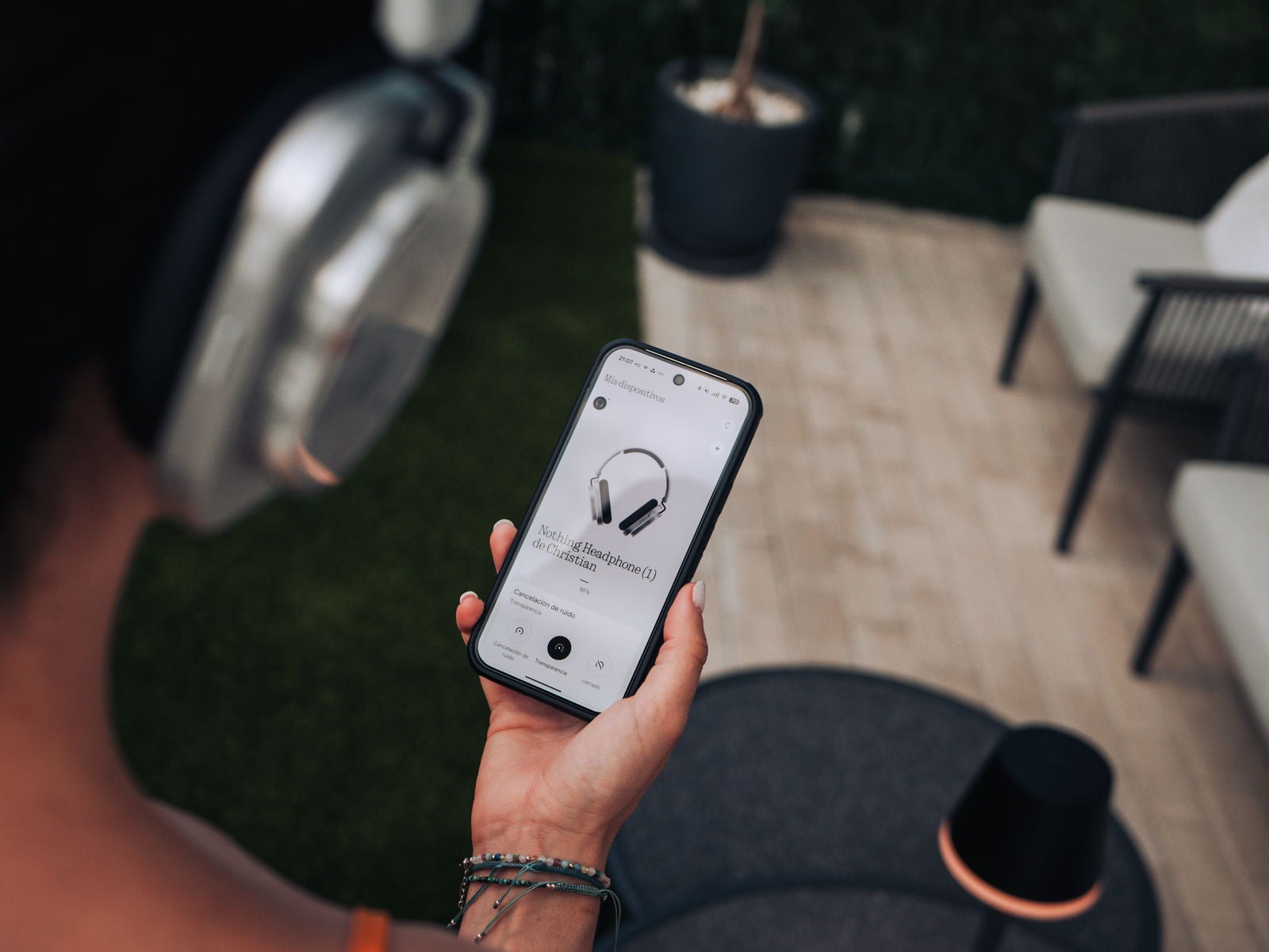 Nothing Headphone (1) en la app Nothing X / Fotografía de Christian Collado