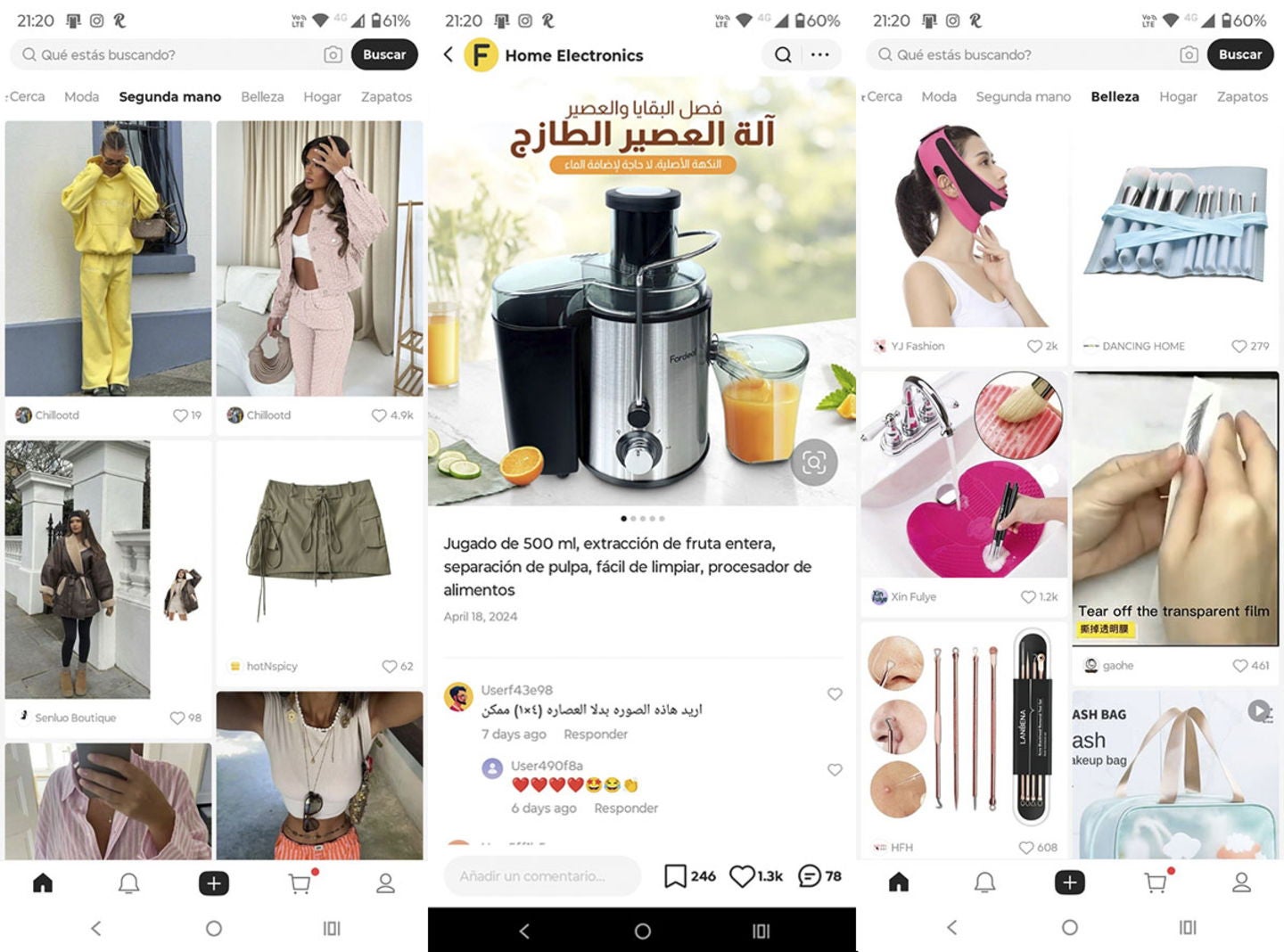 El funcionamiento de Hacoo es muy parecido al de otras plataformas como Temu y Pandabuy