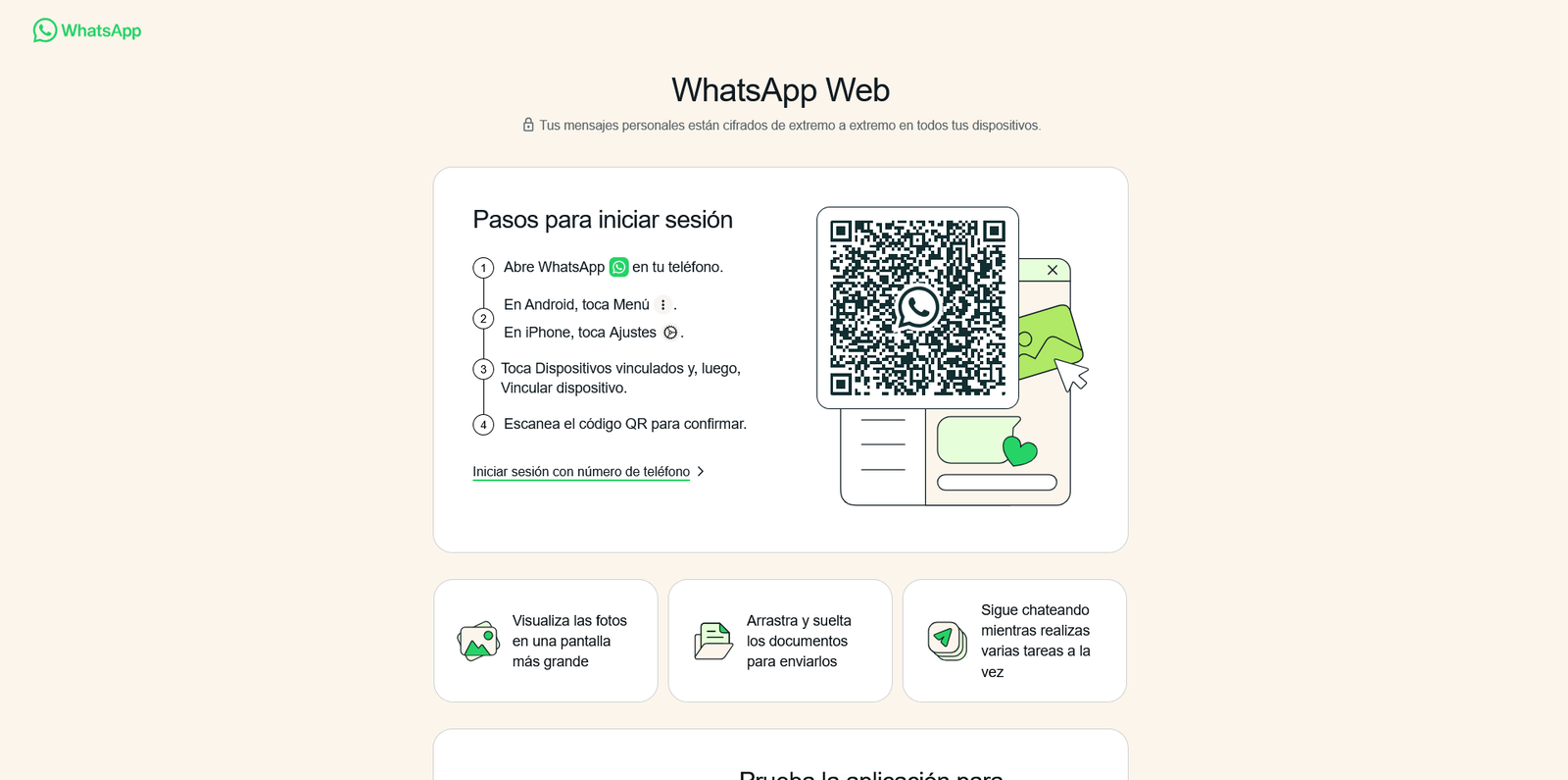 Vas a poder seguir usando funciones básicas, como WhatsApp, incluso sin pagar / Crédito: Pablo Hernando