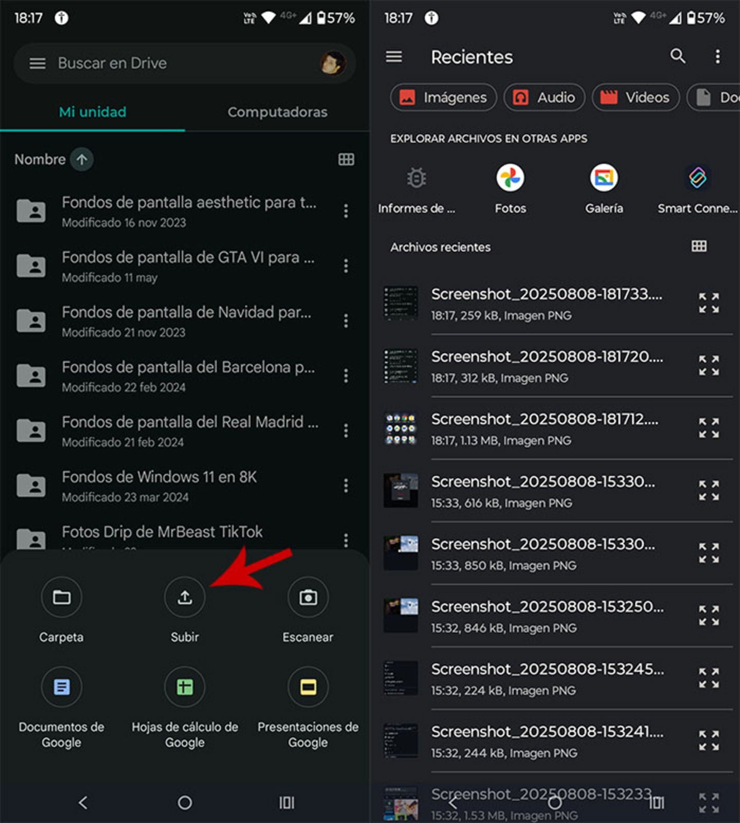 Los archivos subidos a la nube de Google pueden ser utilizados en cualquier otro dispositivo