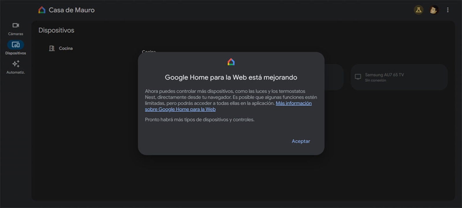 La versión web de Google Home se vuelve más útil: ahora puedes ...