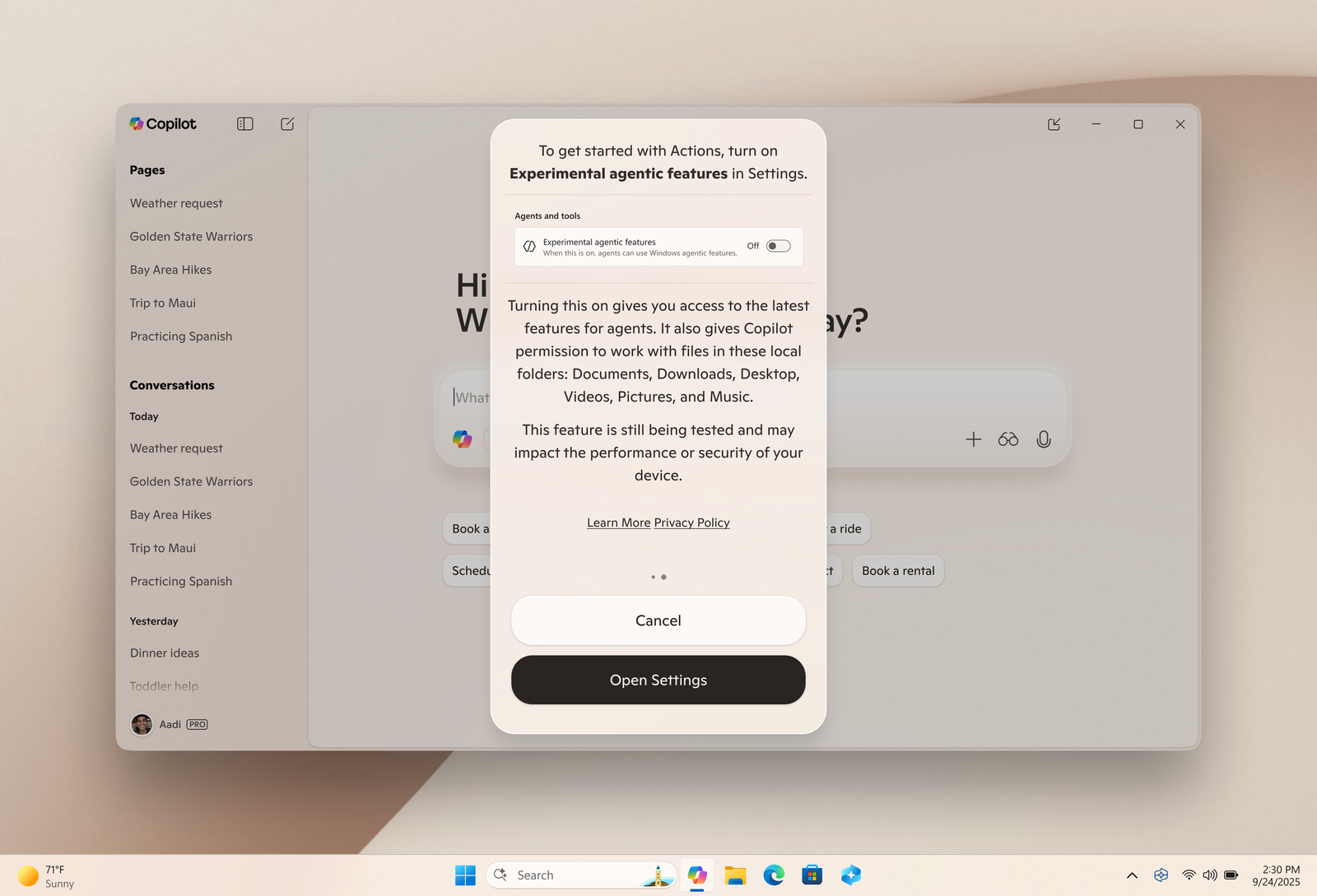 Copilot Actions llega a Windows 11: así funcionará la nueva IA que ...