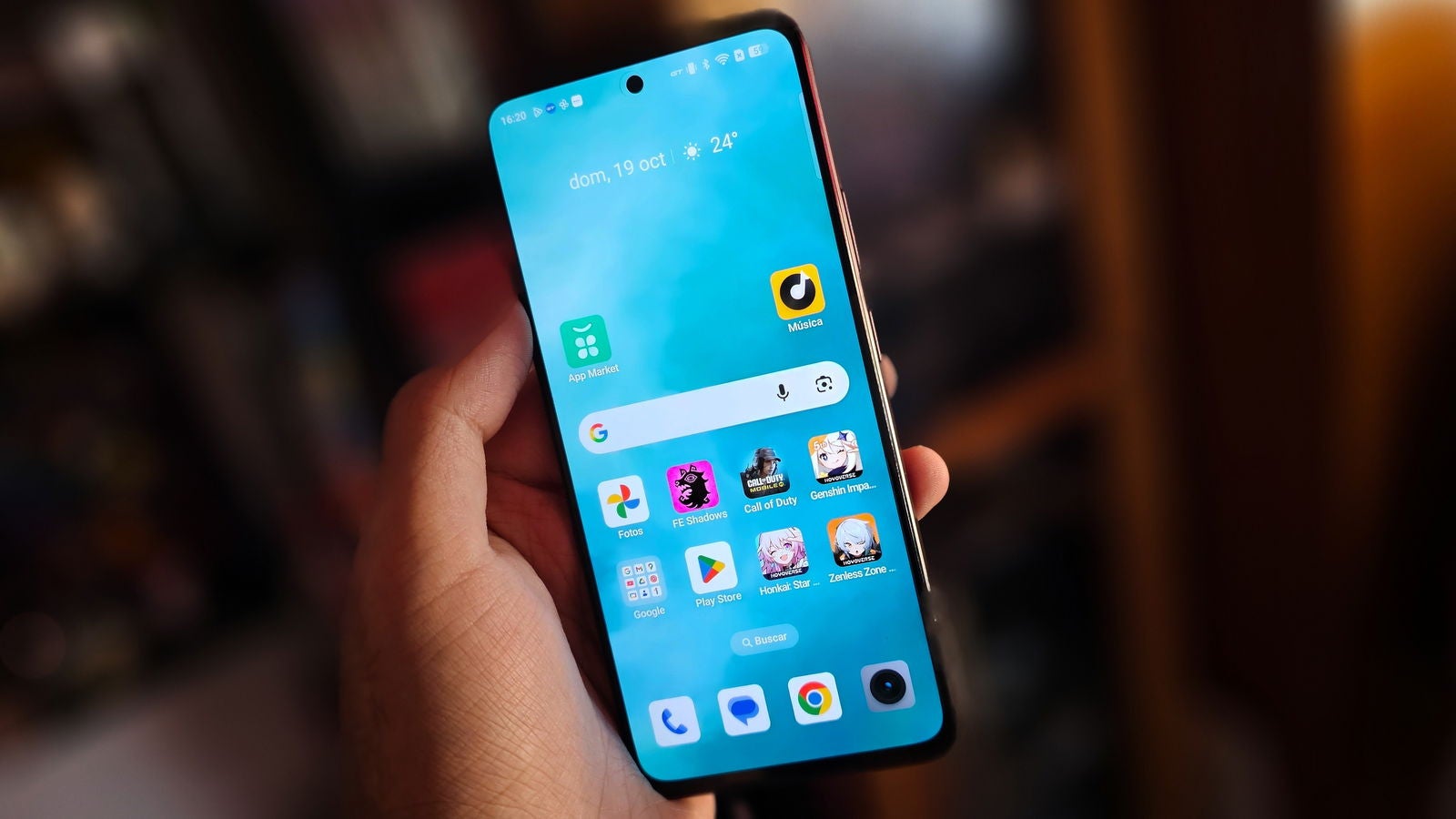 La pantalla del realme P3 5G destaca por su tecnología AMOLED y resolución FullHD+