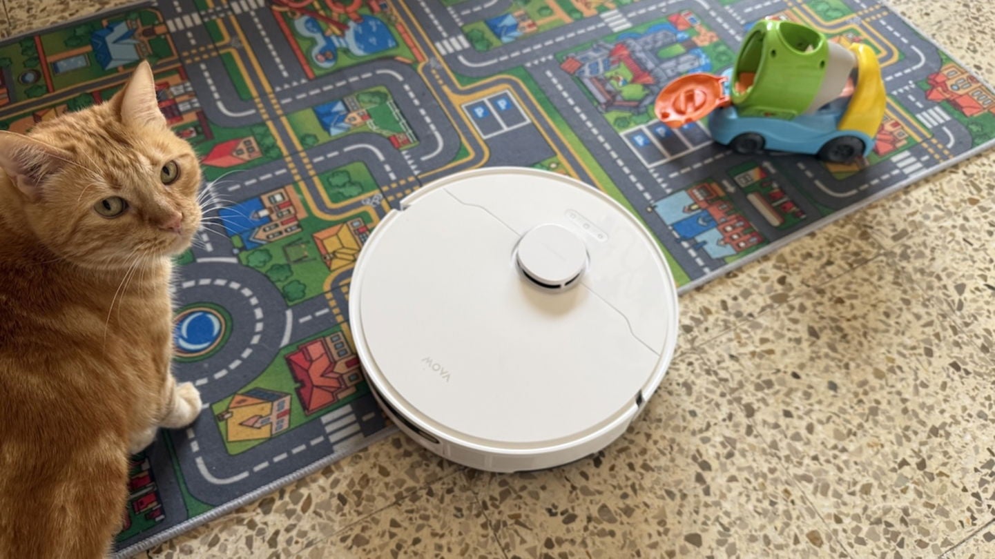 El robot MOVA E40 Ultra tiene mucha delicadeza con alfombras