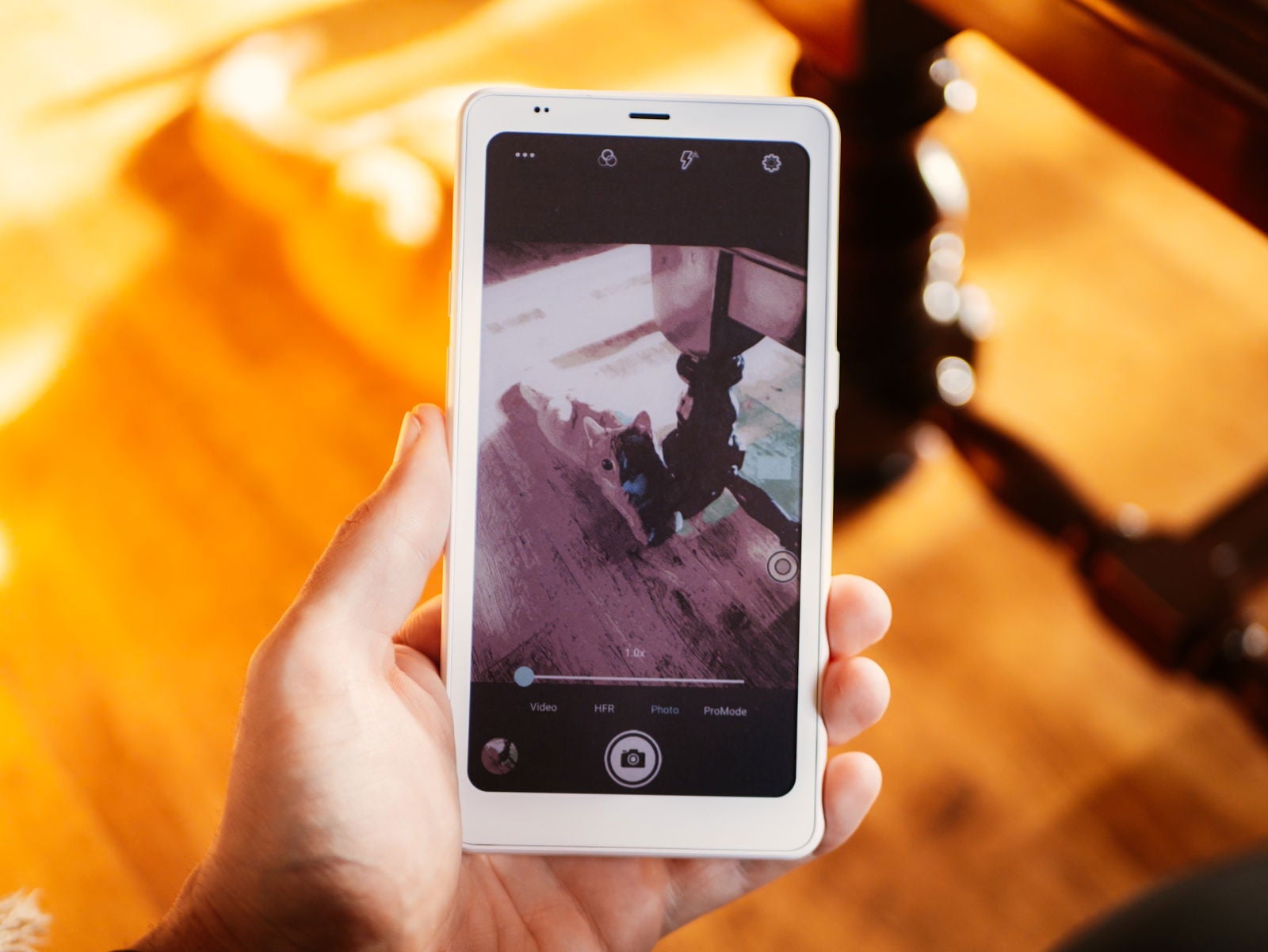 Puedes hacer fotos con la cámara del BOOX Palma 2 Pro, pero no esperes una gran calidad de imagen / Fotografía de Christian Collado