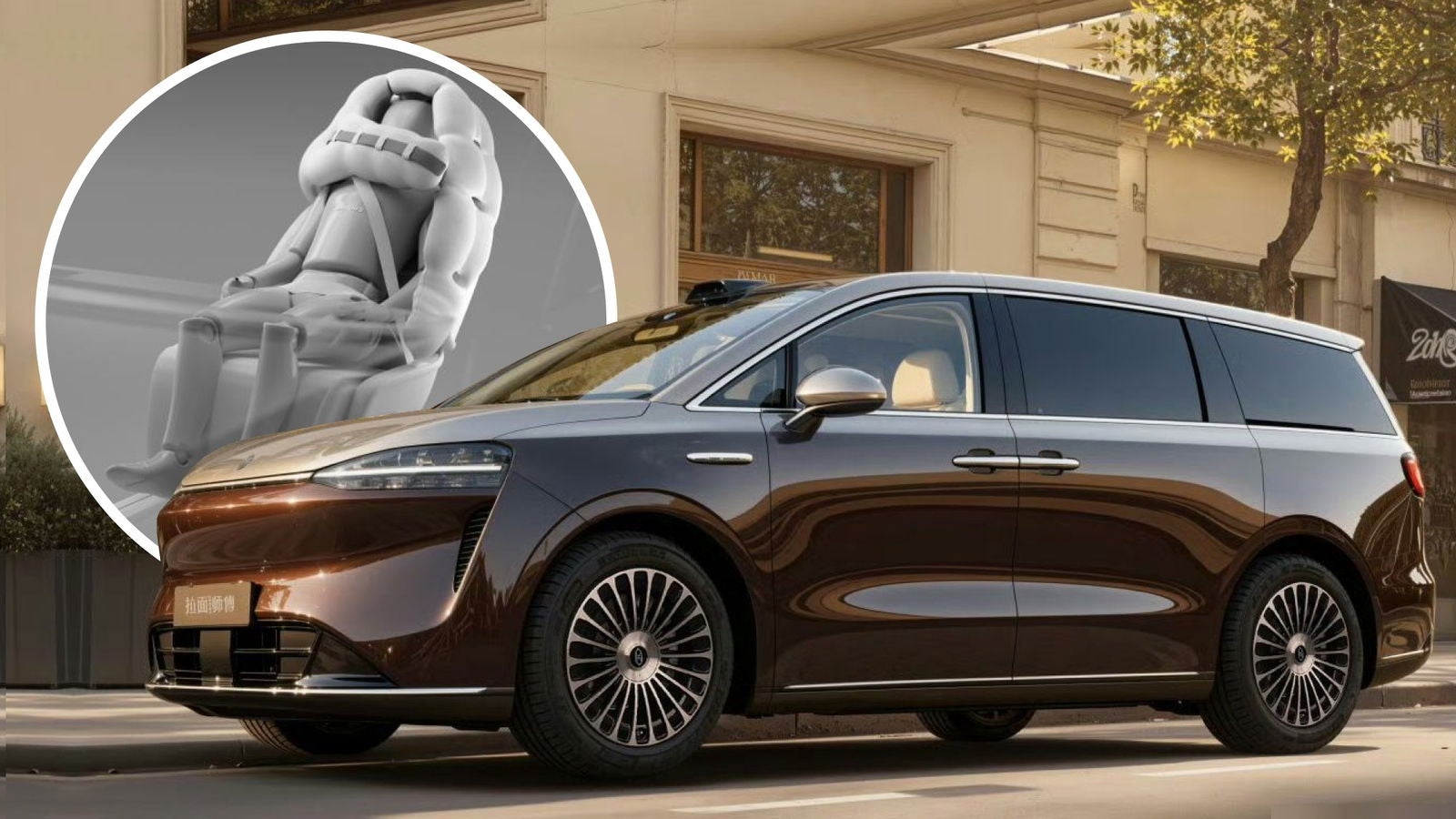 luxeed v9 con airbags envolventes