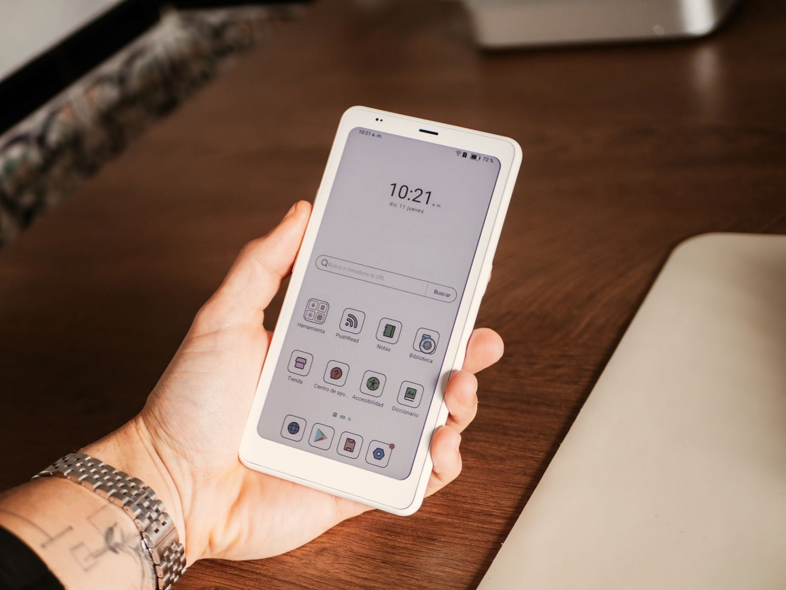 El software del BOOX Palma 2 Pro, basado en Android 15 / Fotografía de Christian Collado