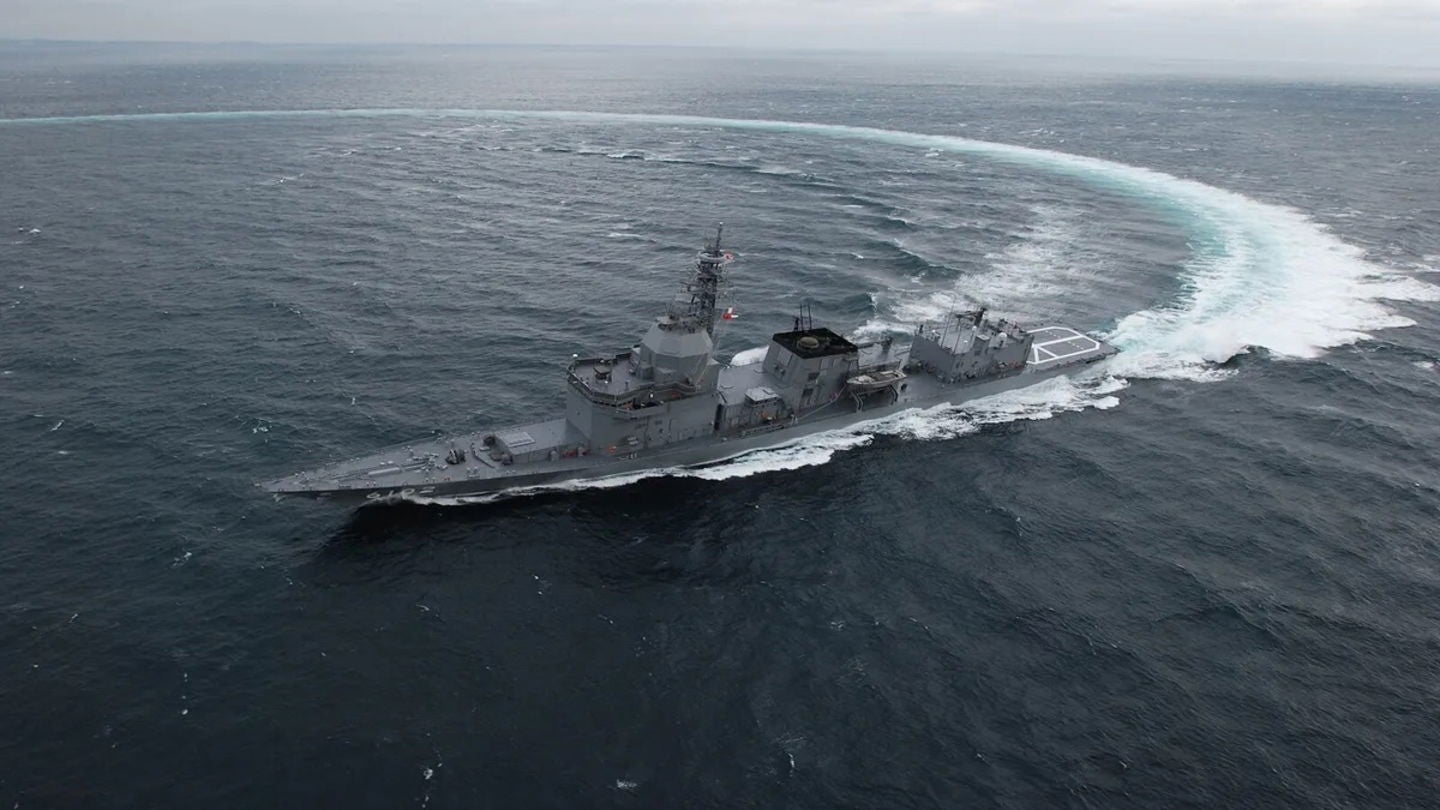 El buque de guerra japonés se unirá a otras naciones que han desarrollado un arma de energía