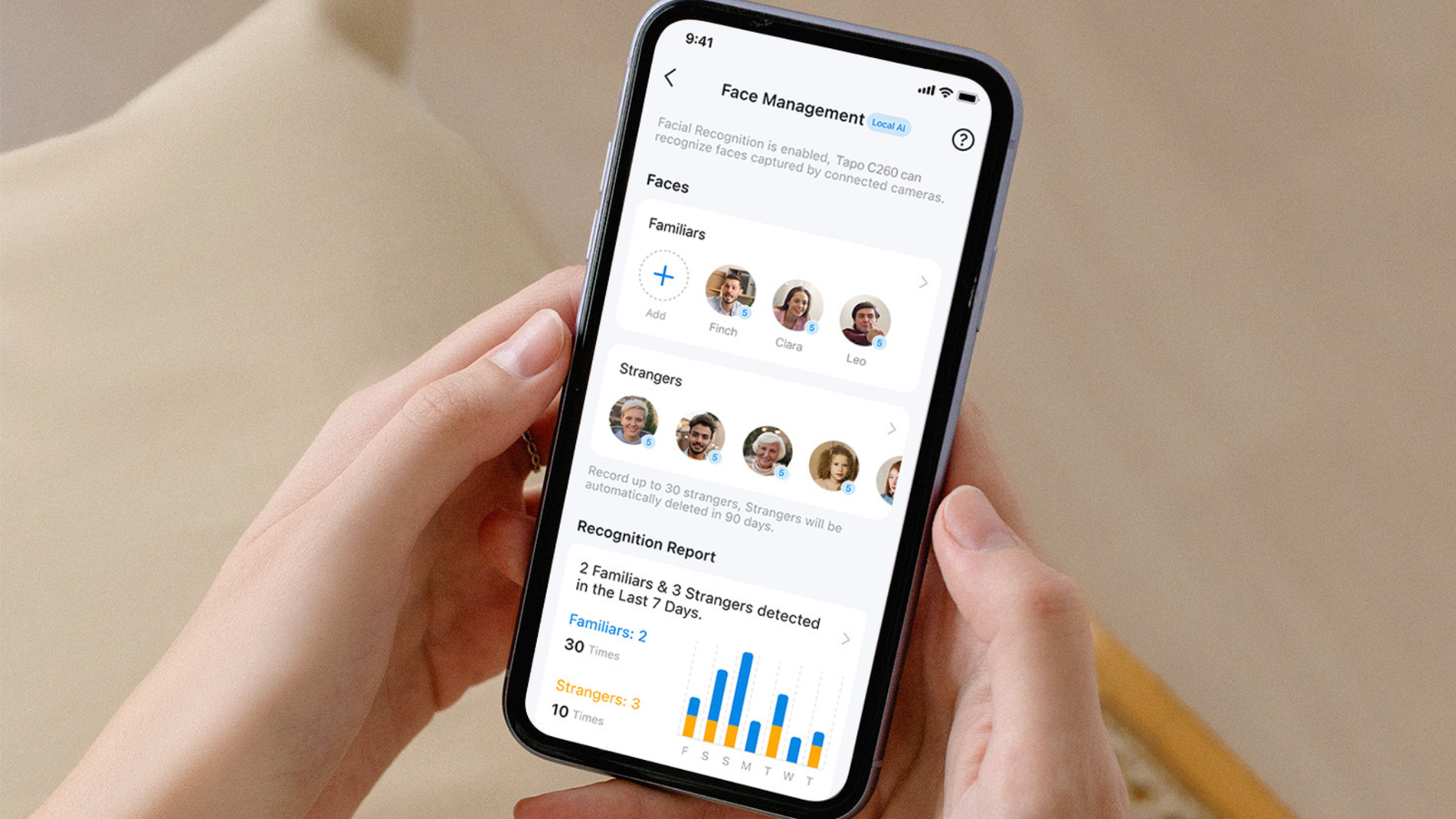 Puedes controlar la Tapo C260 desde tu smartphone