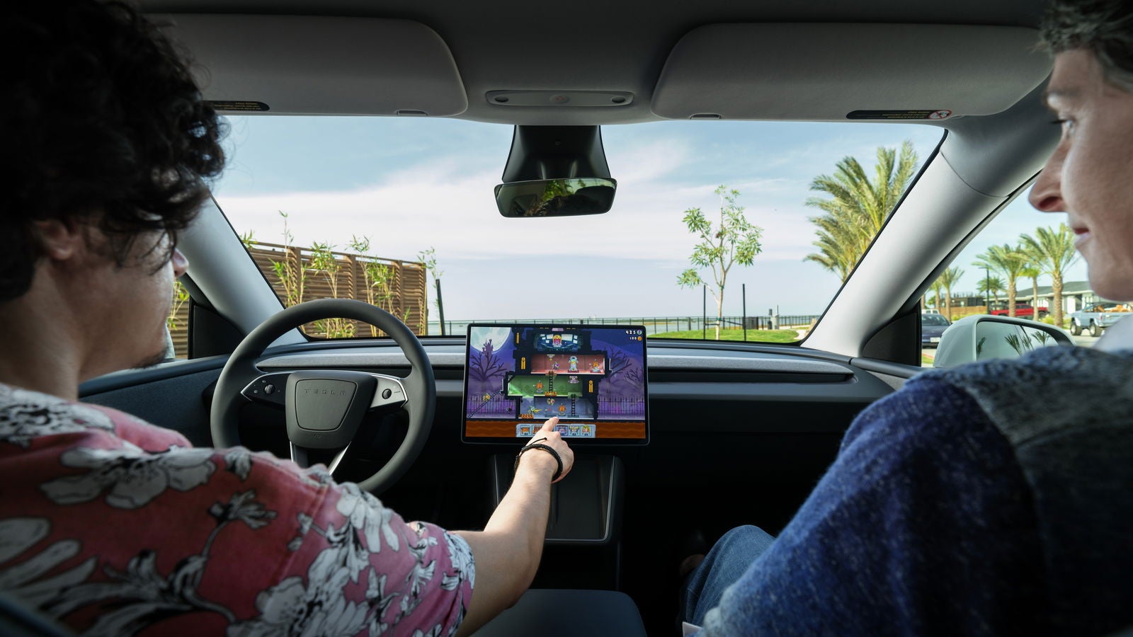 Pantalla central del Tesla Model Y Standard