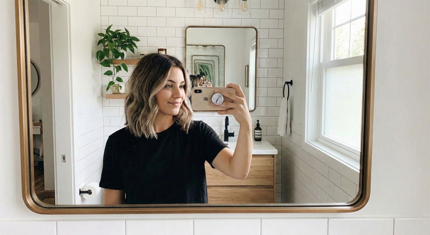 Olvídate de la famosa "selfie en el baño", ese tipo de imágenes dañan tu perfil