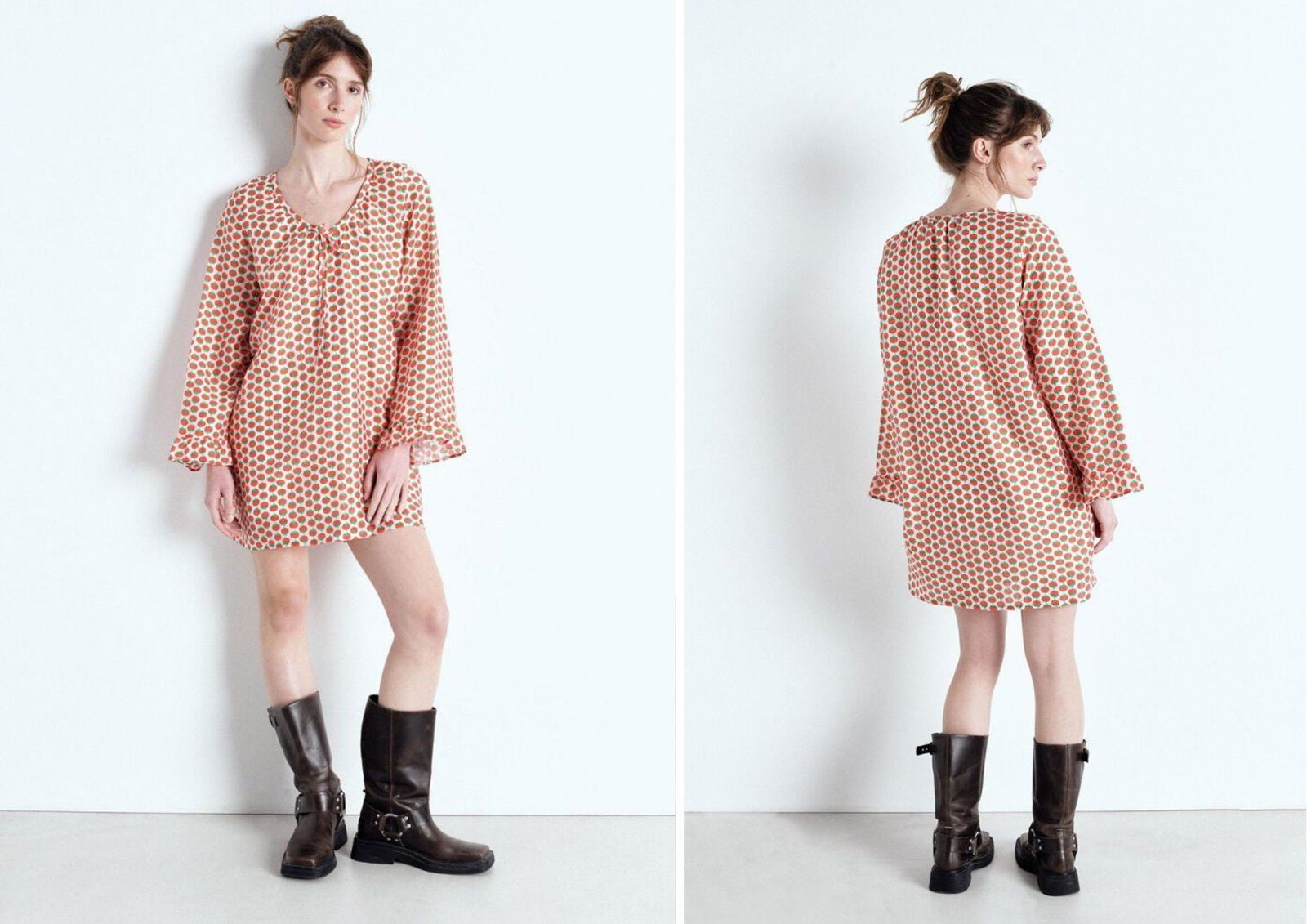 El vestido que rescata el espíritu del pantalón agotado (130€) | Vía American Vintage