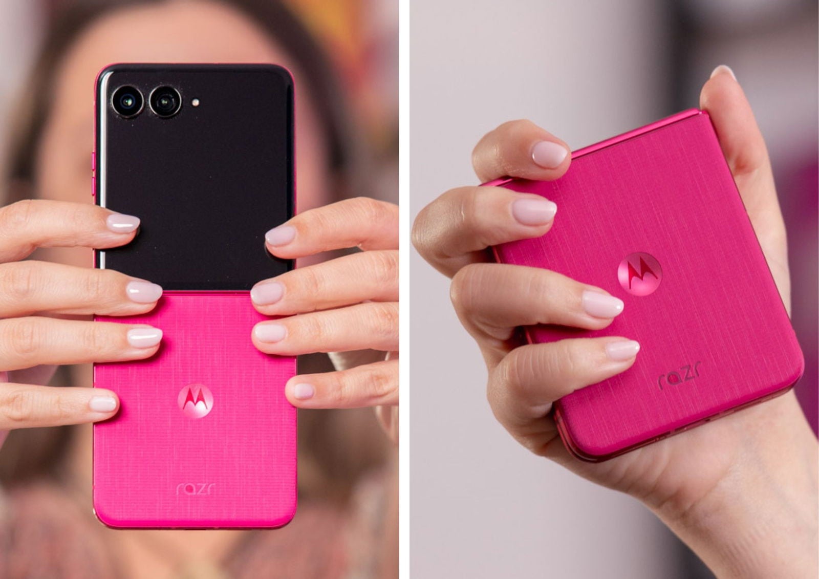 Diseño plegable, pantalla externa y un fucsia que no pasa desapercibido: así es el Motorola Razr 60 Ultra. | Fotografía: Elisa Piñón