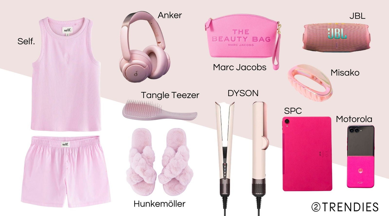 Comodidad y estética en la misma paleta: gadgets y básicos beauty que te acompañan en modo relax.