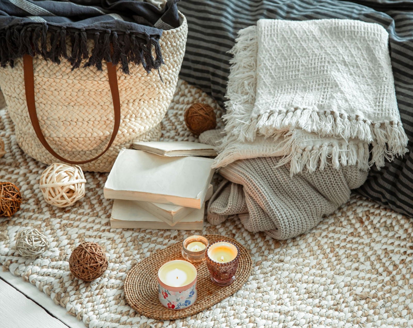 Vía Freepik | Textiles estilo Japandi