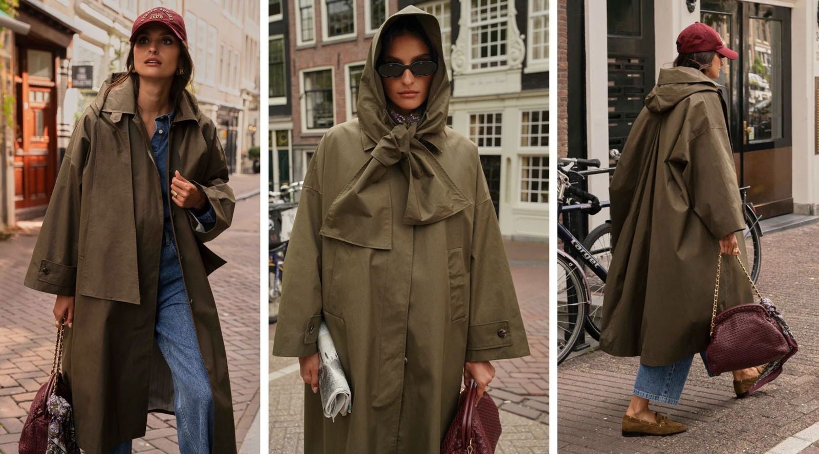 Gabardina encerada Giorgio en verde (340€) | Maison Stella & Suzie