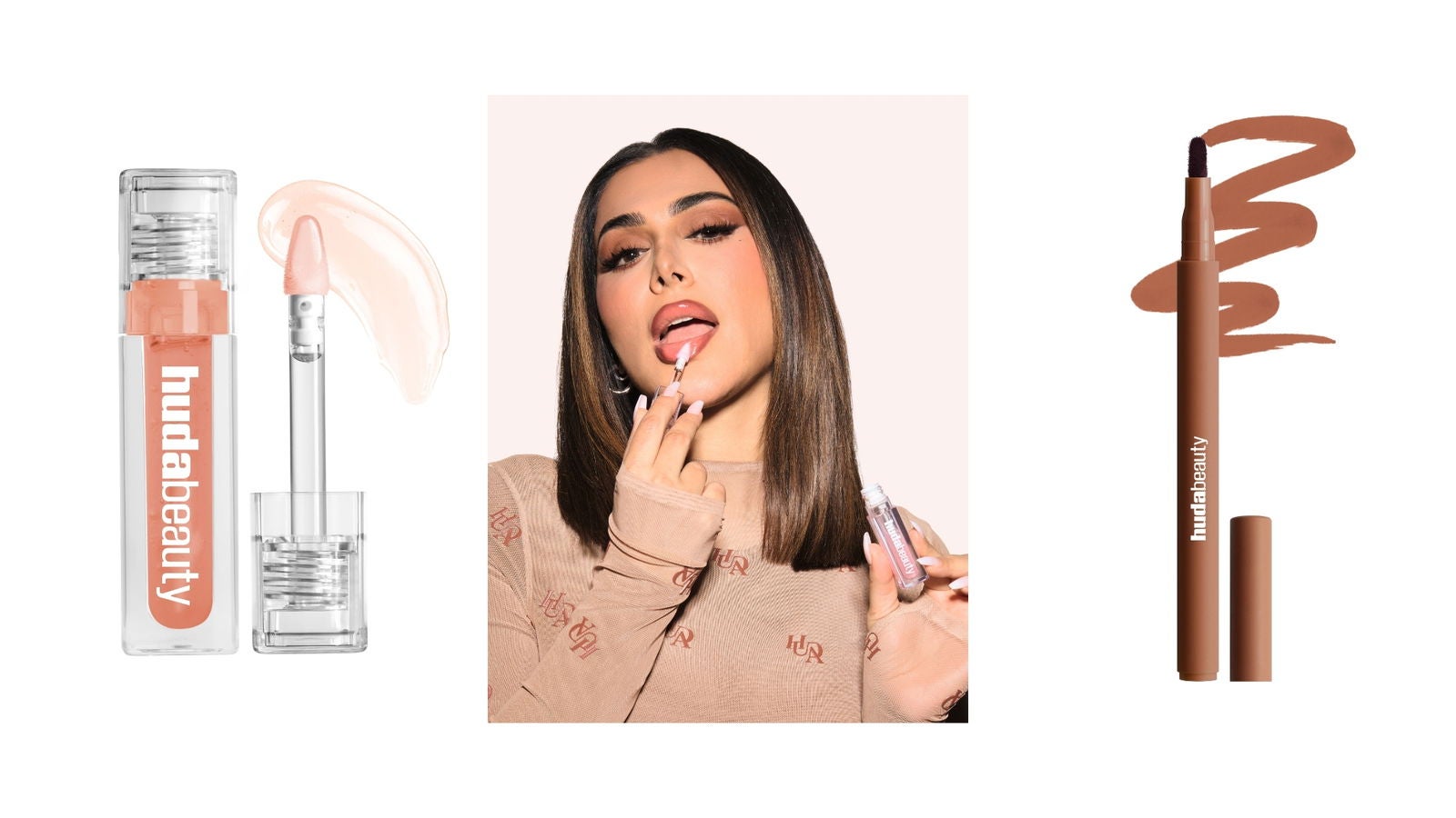Perfilador y labial de Huda Beauty