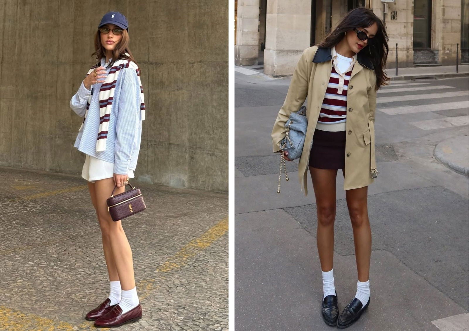 Dos versiones distintas con rayas | @rafaellabosi y @lescolonnesdesarah
