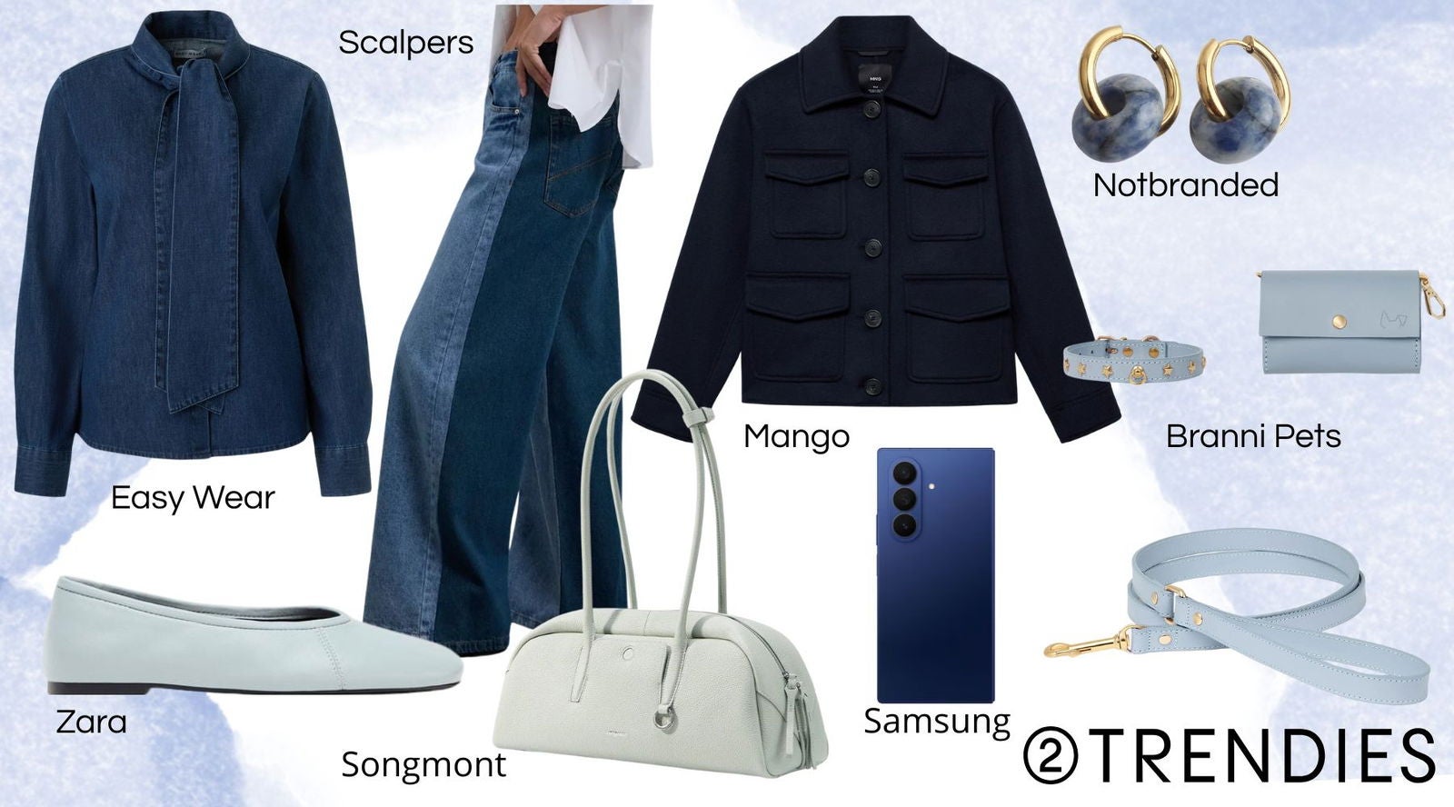 El denim y los accesorios en clave azul marcan tendencia esta temporada, entre el aire preppy y la inspiración urbana.