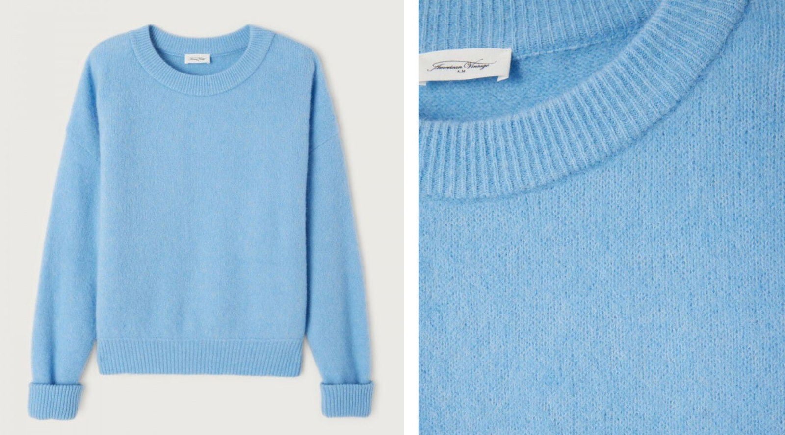 Jersey Vitow de American Vintage (160€), de corte holgado y punto mullido con mezcla de alpaca y lana italiana | Zalando