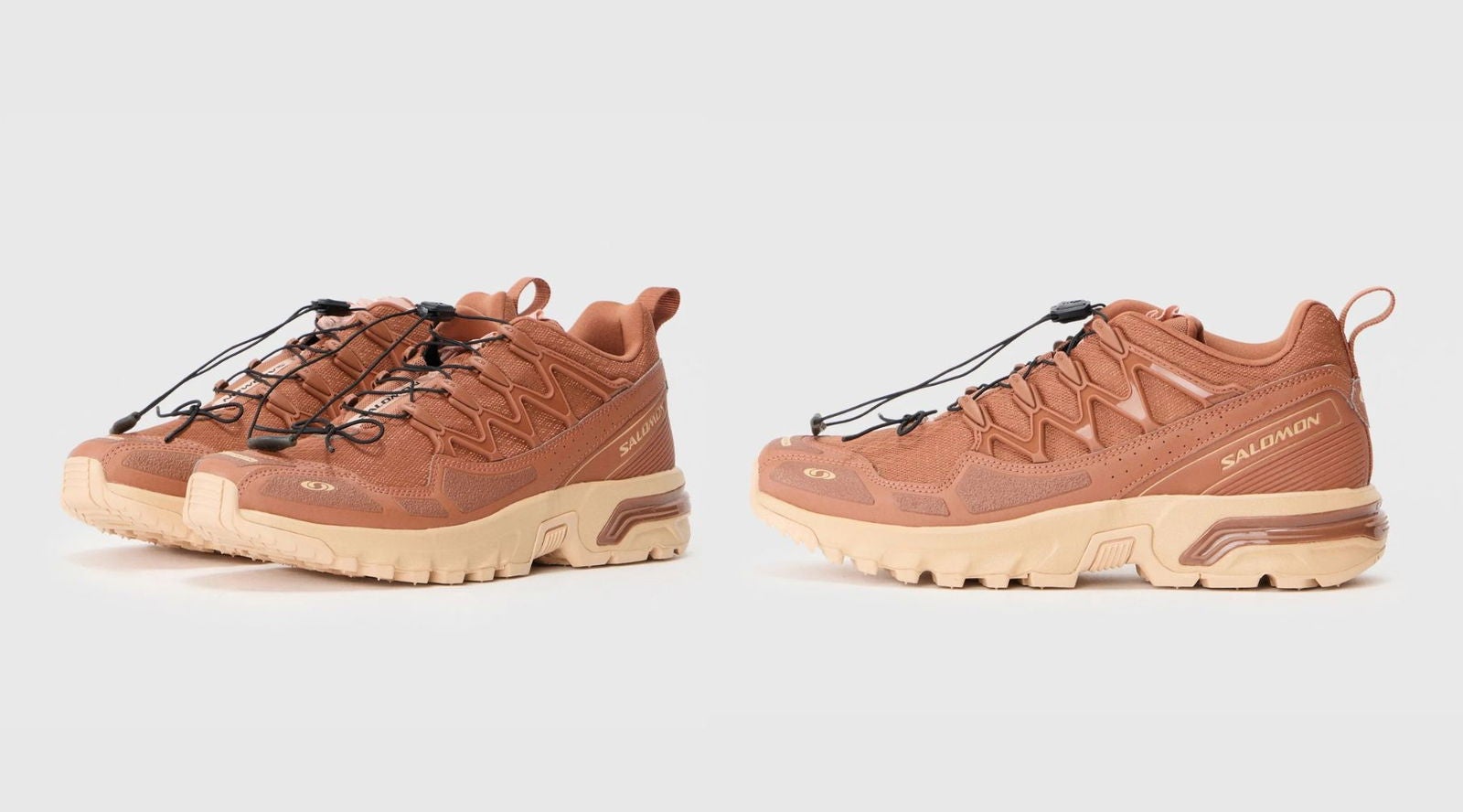 Zapatillas Salomon ACS en tono teja y beige, un diseño robusto que actualiza el estilo técnico clásico (159,95€) | Zalando
