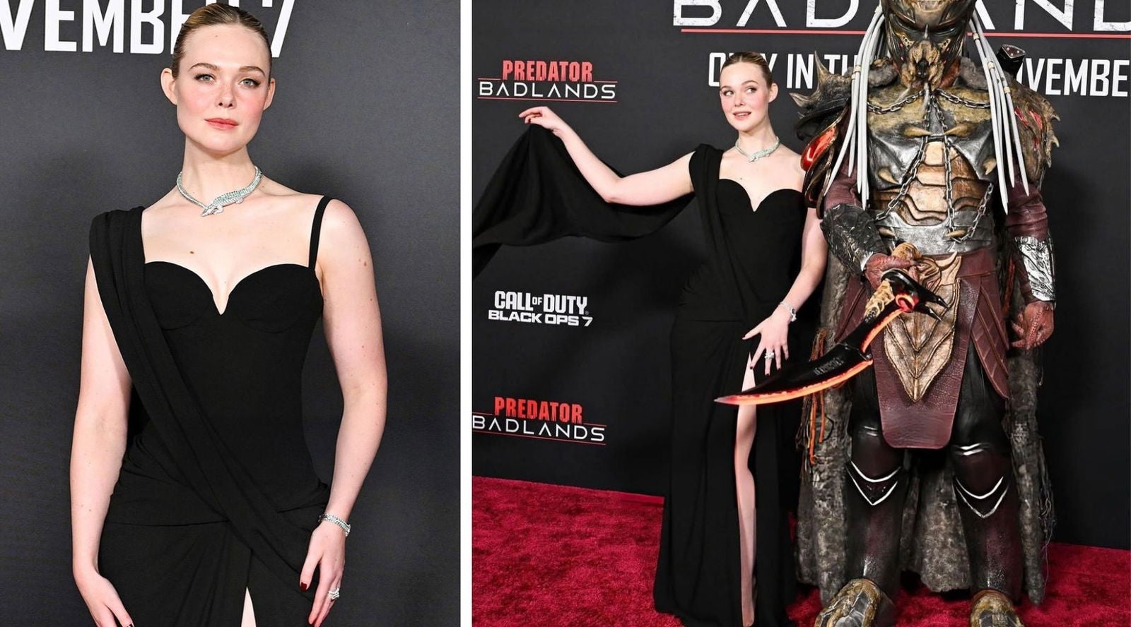 Así fue el impactante look de Elle Fanning en la alfombra roja: Zuhair ...