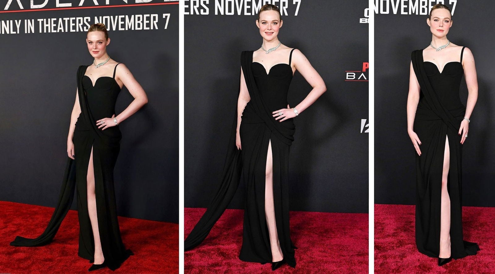 Así fue el impactante look de Elle Fanning en la alfombra roja: Zuhair ...