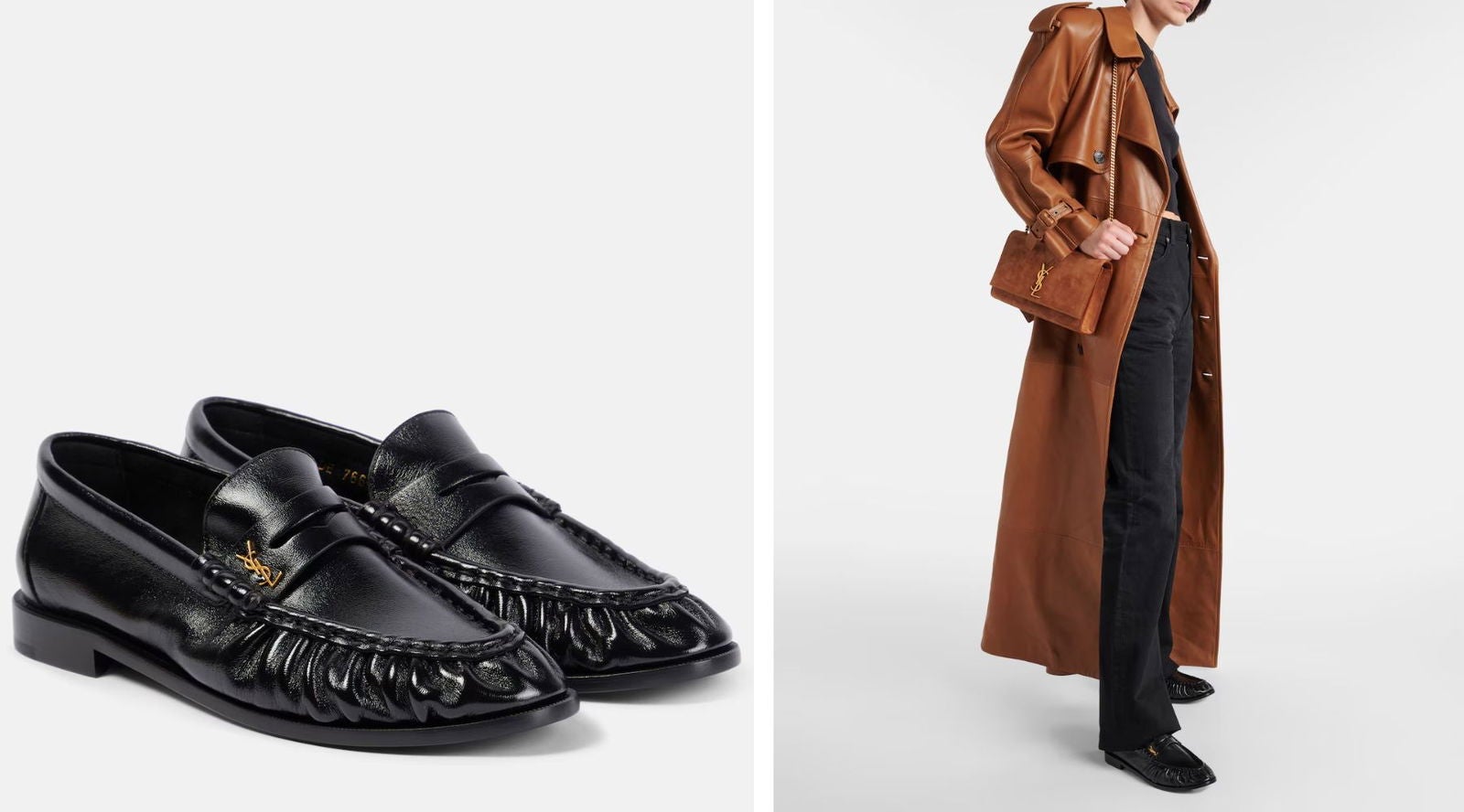 Mocasines Le Loafer de piel de Saint Laurent (990€) | Mytheresa