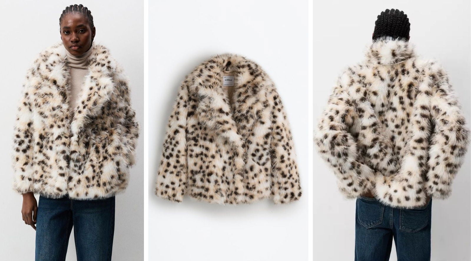 Abrigo efecto pelo (39,99€) | Lefties